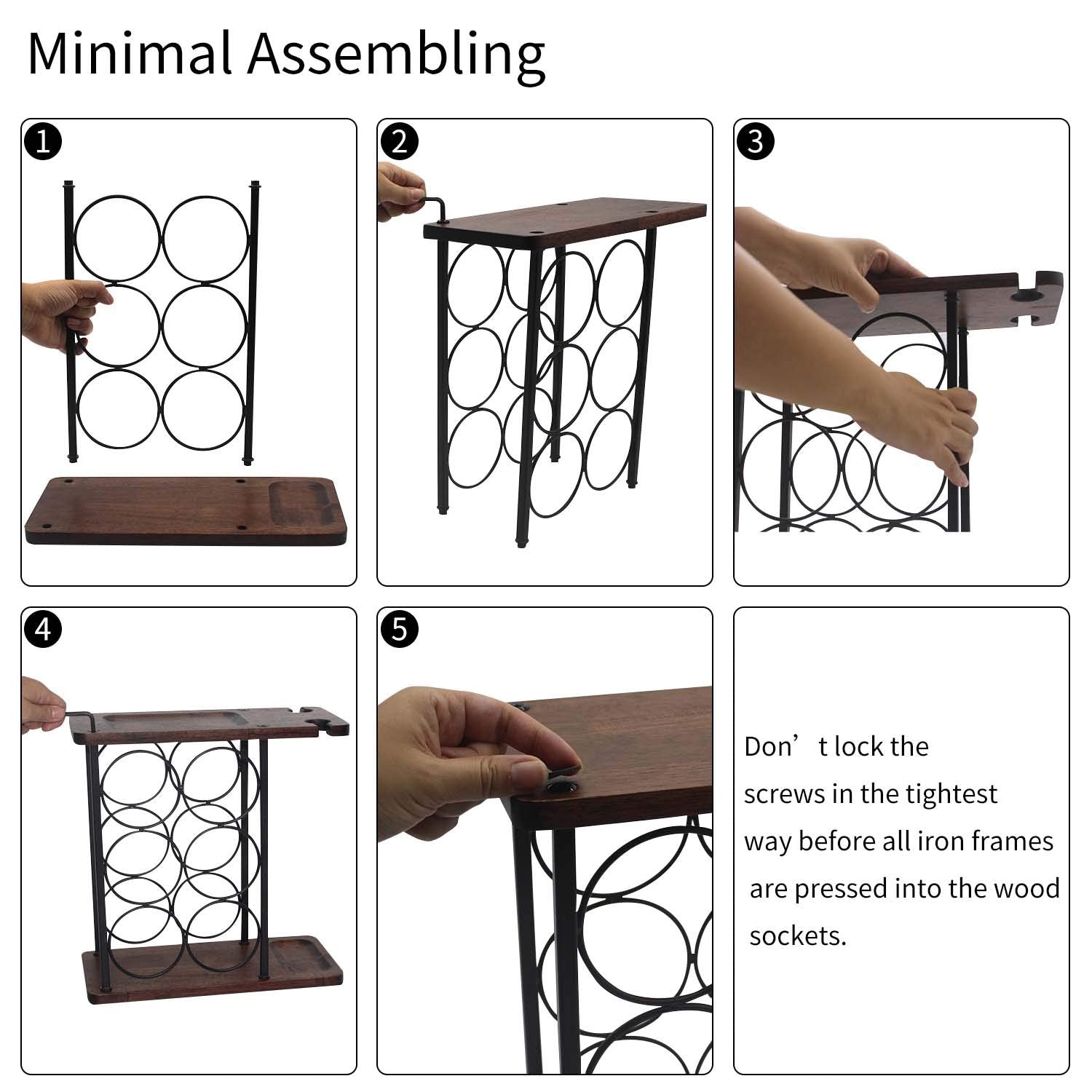 SASIDO thick wooden base adds stability and warm contrast.