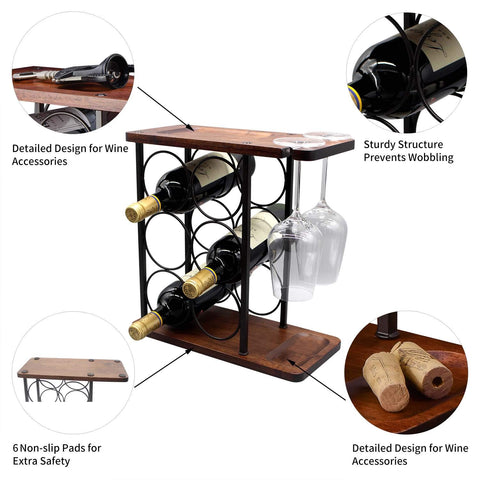SASIDO top tray keeps corkscrew and corks organized.