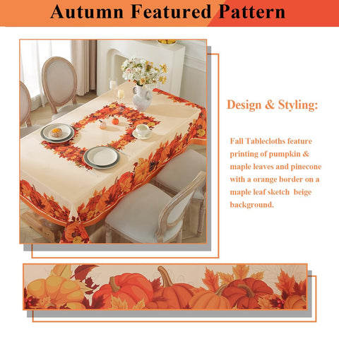 SASTYBALE holiday entertaining tablecloth sets a warm festive mood