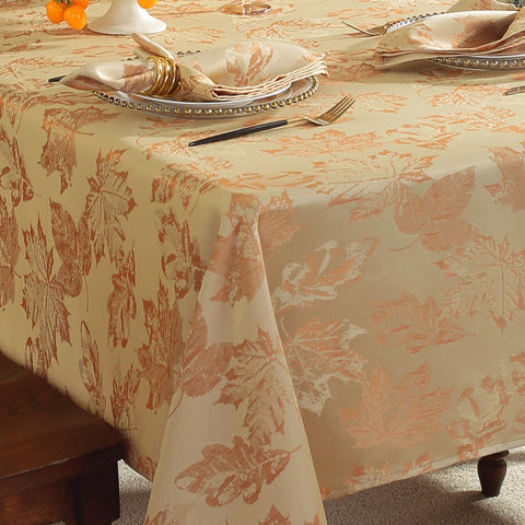 SASTYBALE maple leaves damask tablecloth enhances autumn decor and festive meals