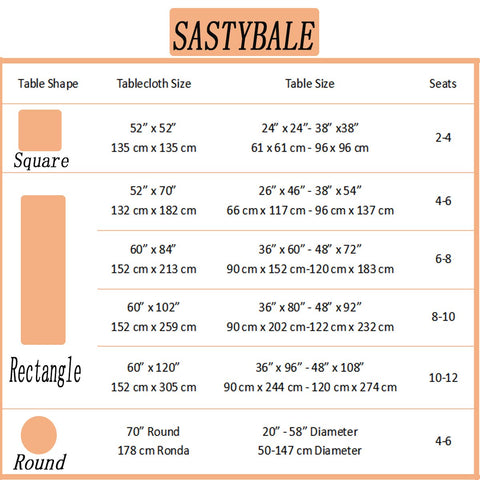 SASTYBALE faux linen look adds holiday style to table