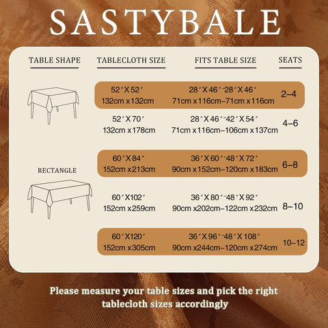 SASTYBALE Thanksgiving dining scene ready for family feasts.