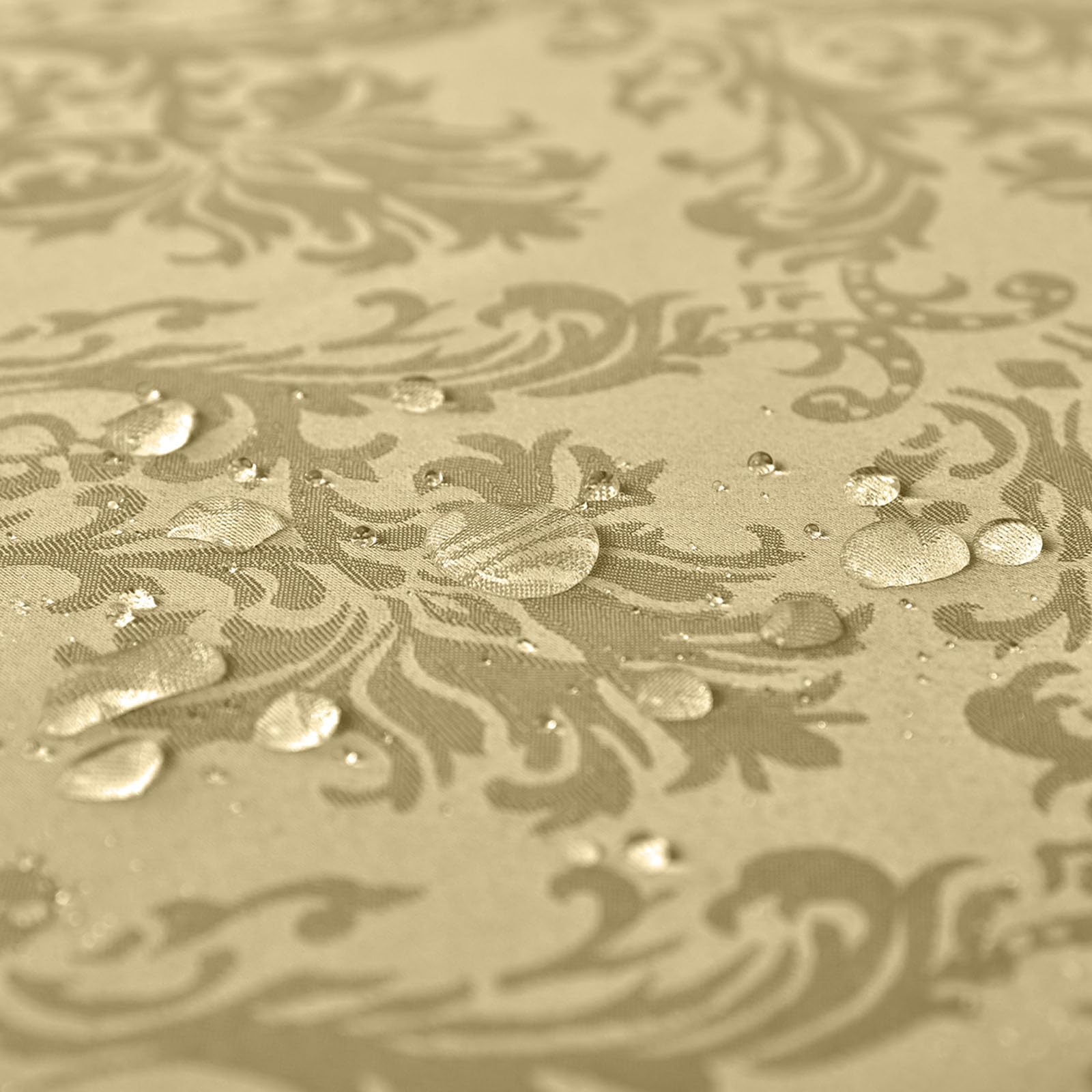 SASTYBALE wrinkle-resistant fabric tablecloth stays smooth from setup to service