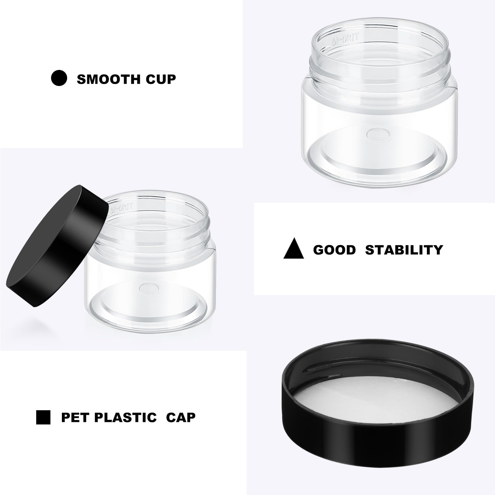 SATINIOR airtight container with foam seal protects contents during transport