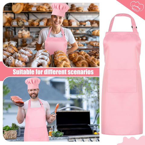 SATINIOR apron front pocket close-up emphasizes utensil storage.