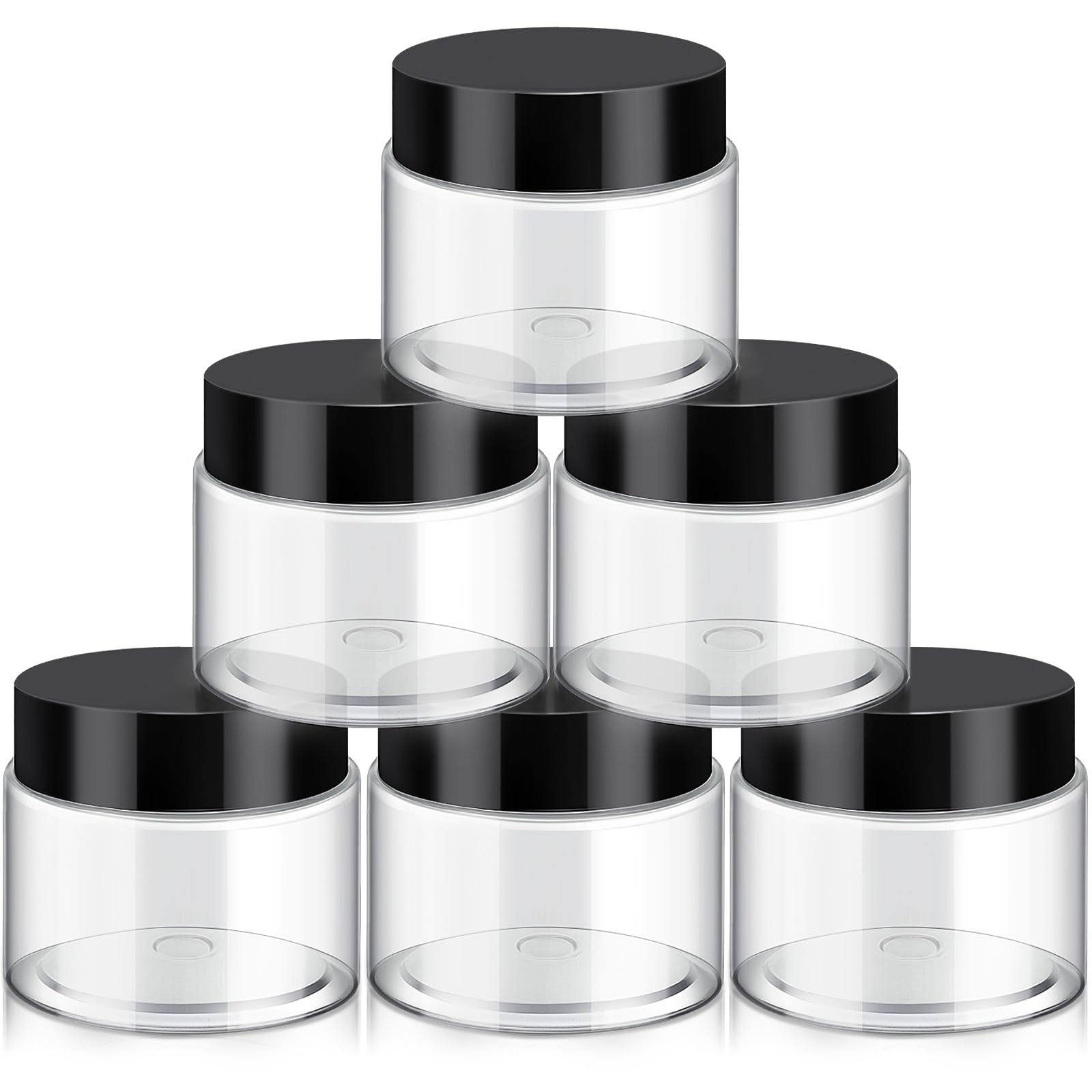 SATINIOR stackable jars maximize space in kitchen or workshop