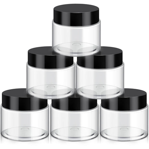 SATINIOR stackable jars maximize space in kitchen or workshop