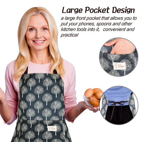 SATINIOR durable, stain-resistant apron designed for everyday use in busy kitchens