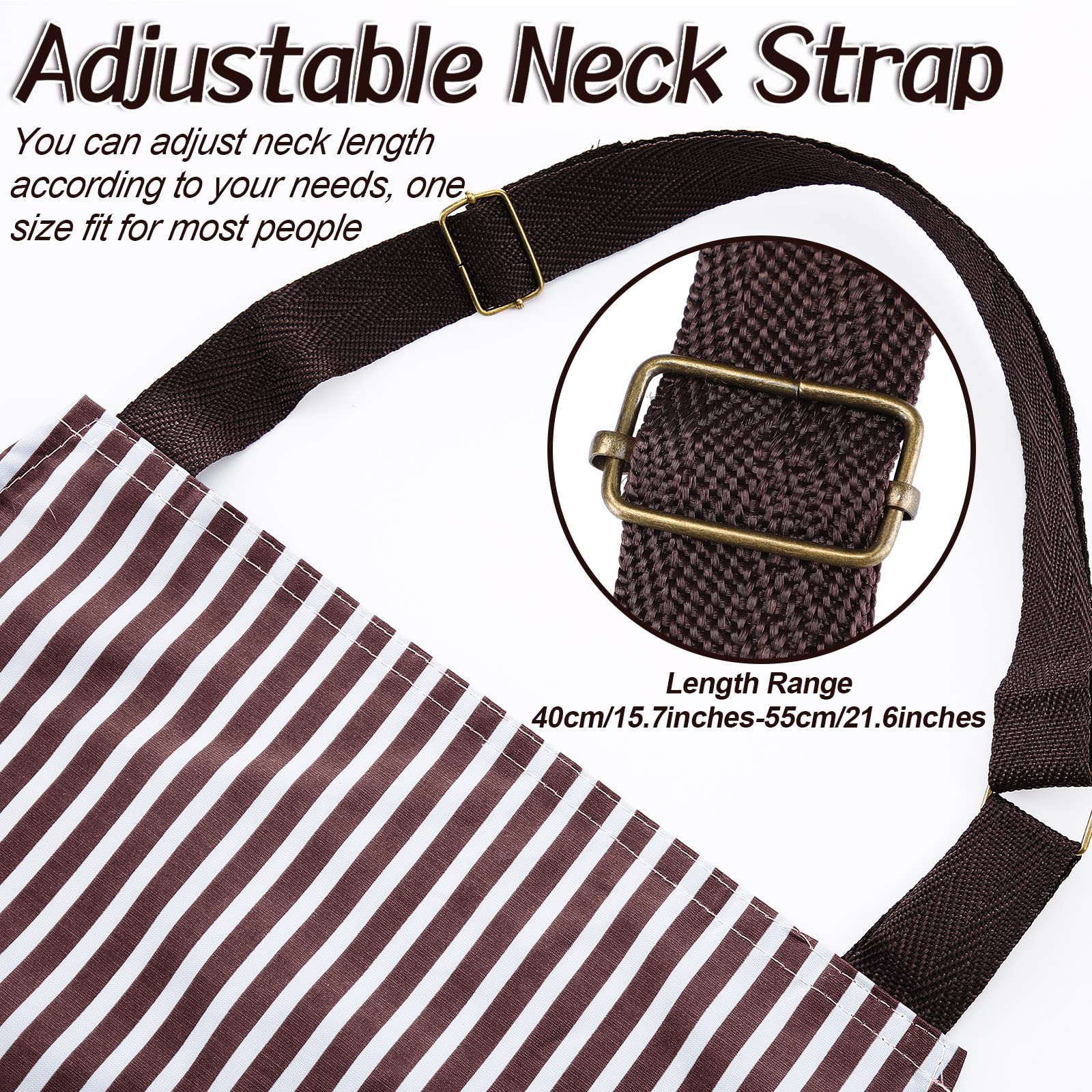 SATINIOR PVC waterproof material protecting clothing during food preparation