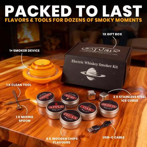 Gift box packaging making SATURIX a ready-to-gift option