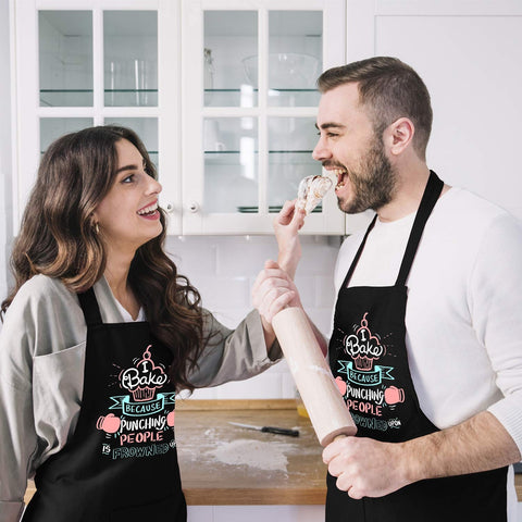 Saukore apron showcasing adjustable neck strap for comfy fit.