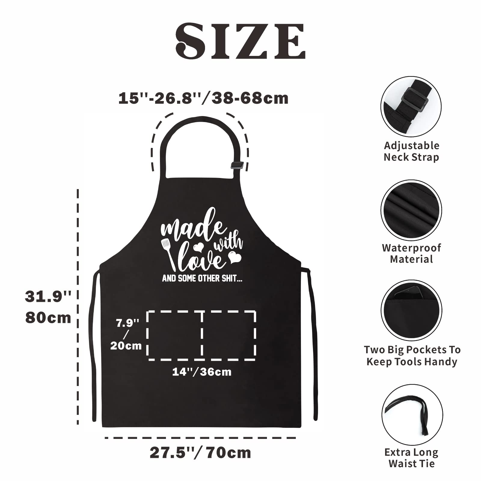 Saukore elegant gift-bag apron suitable for gifting occasions