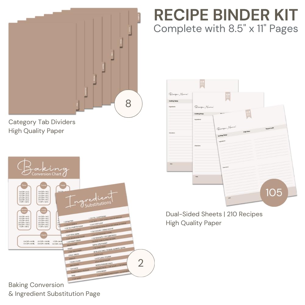 SAVI Co 8 dividers organize meals by cuisine or occasion.