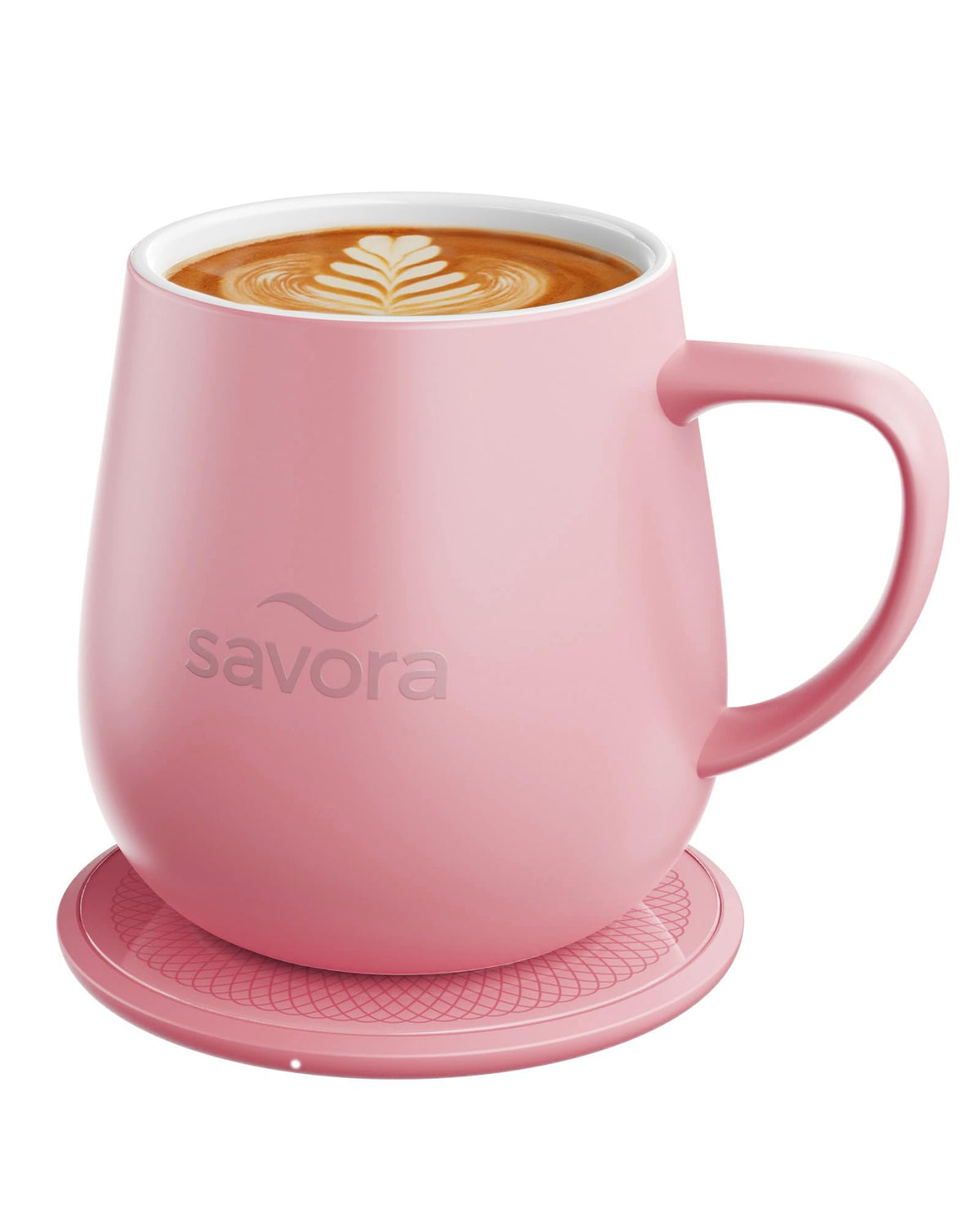 Savora 12oz heated mug with IntelliHeat keeps coffee at ideal warmth for consistent taste