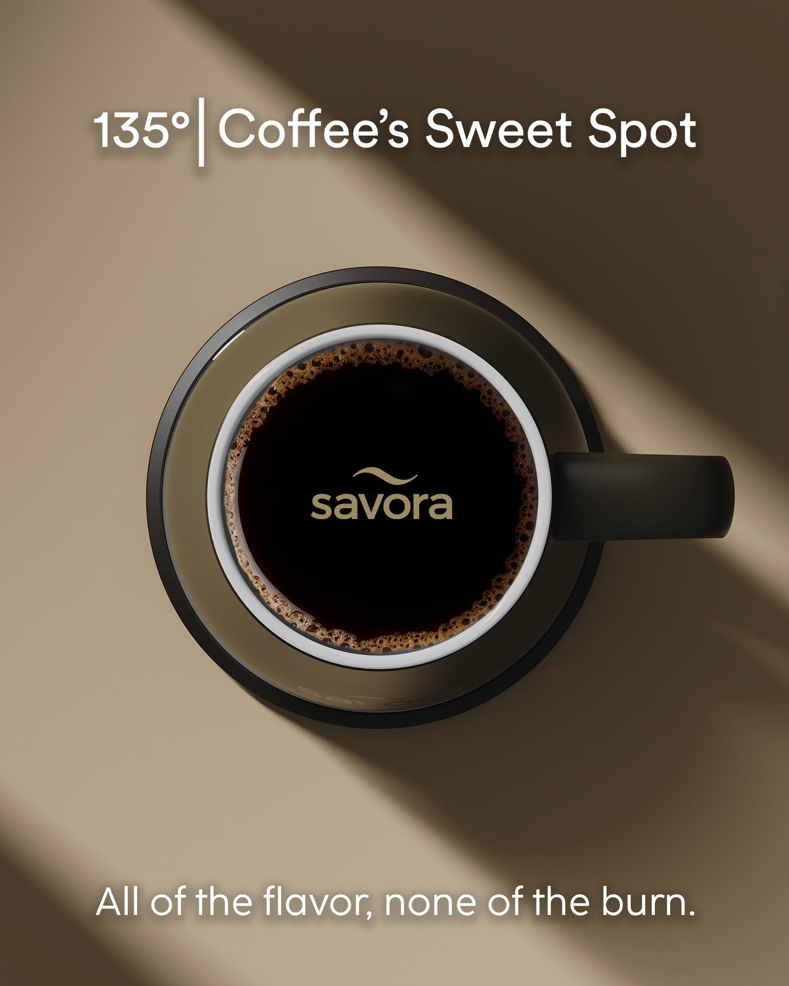 Savora slate blue matte ceramic mug adds elegant desk aesthetics.