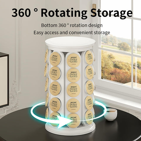 SAVORI K-Cup storage displays single-serve pods for tidy organization.