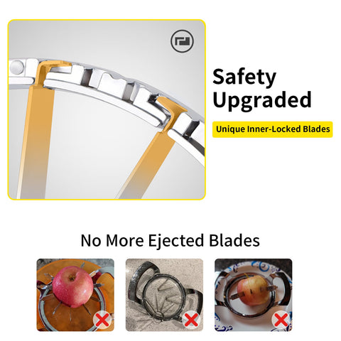 SAVORLIVING 12-blade slicer enabling quick twelve-piece portions.