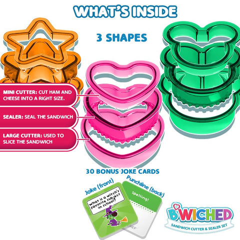 Savoychef mouse cutter creates cute shapes that kids love.