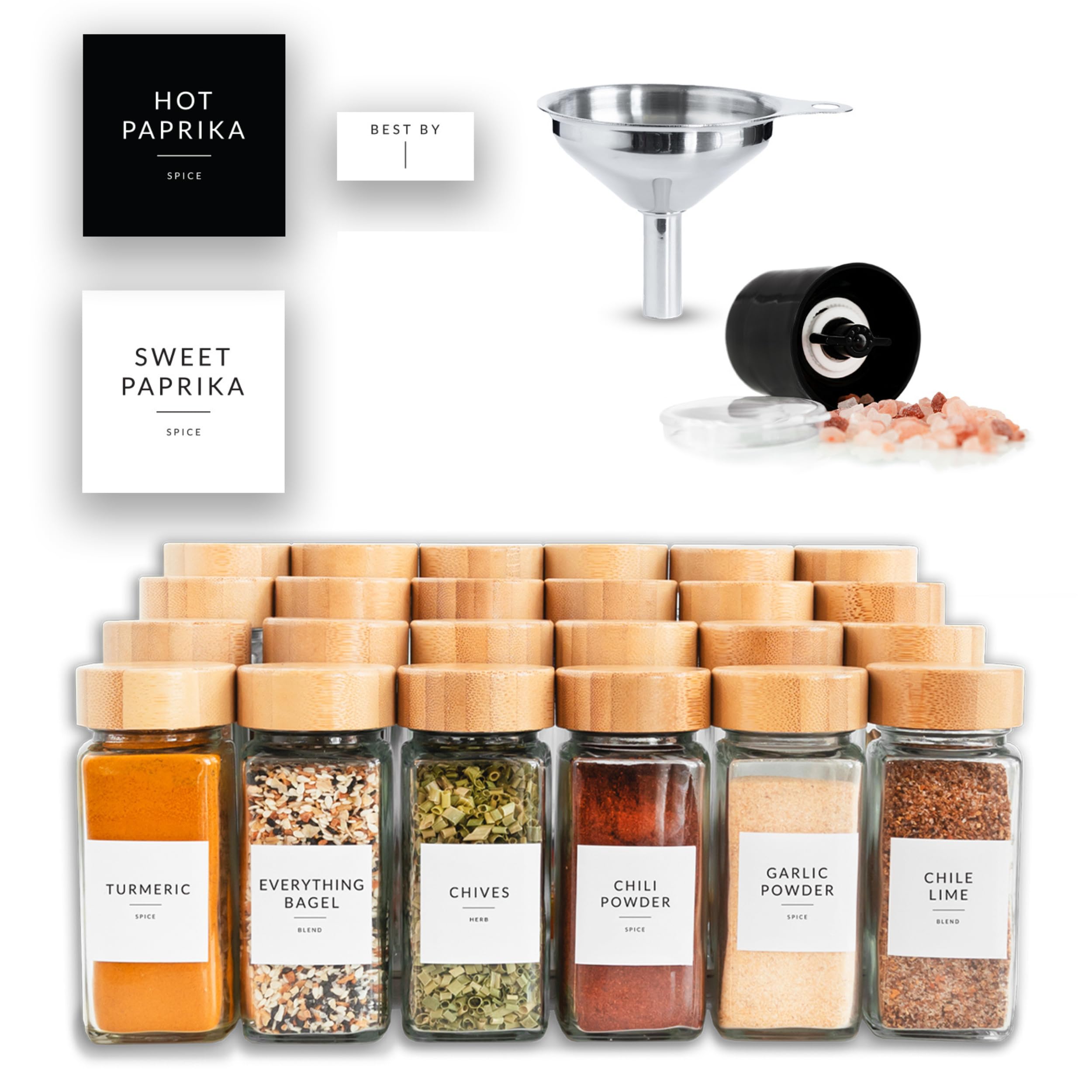 374 spice label stickers help identify blends quickly