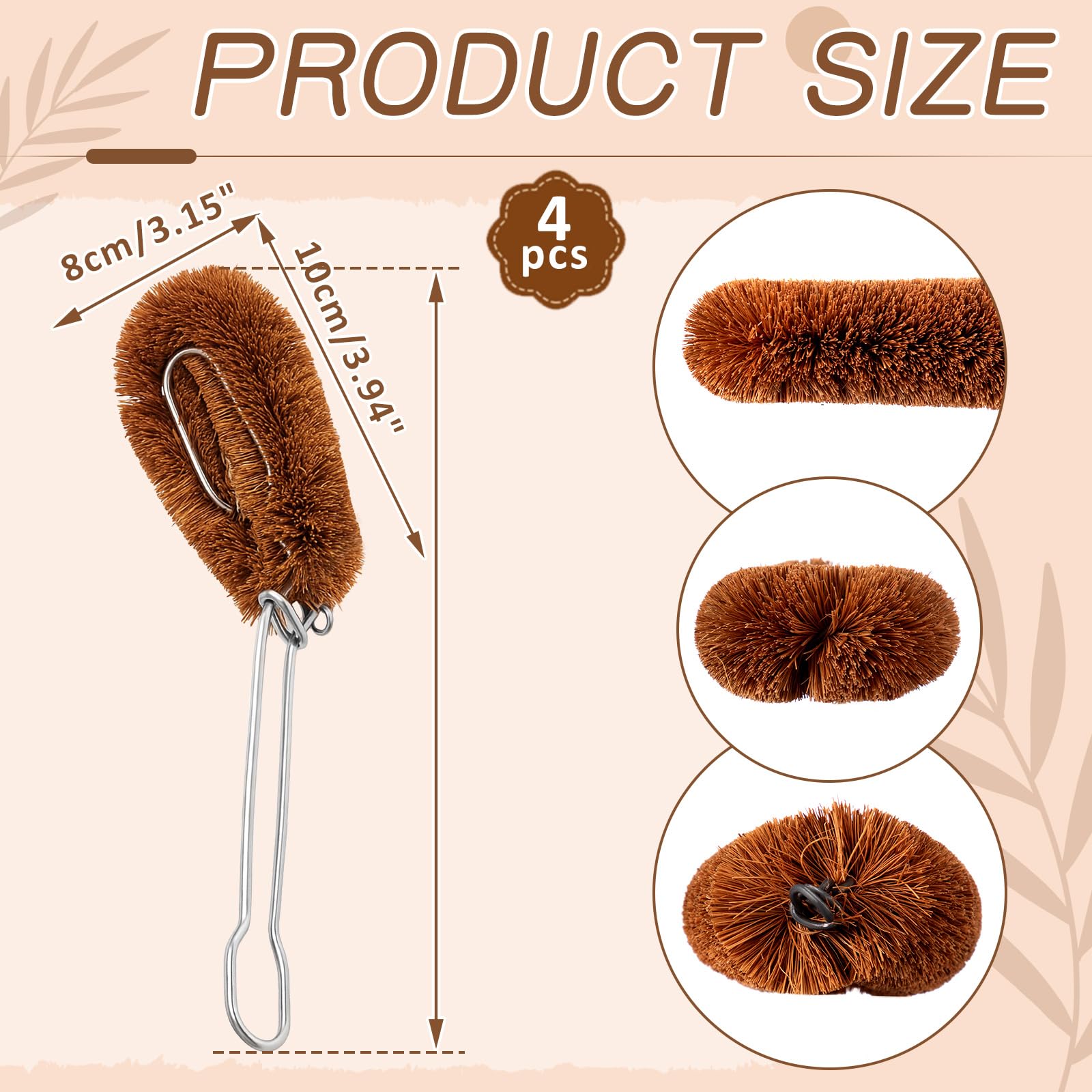 Sawysine Tawashi vegetable scrubber head cleans vegetables while preserving skins.