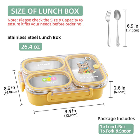 Sayape bear-print lid adds playful style to daily packed lunches.