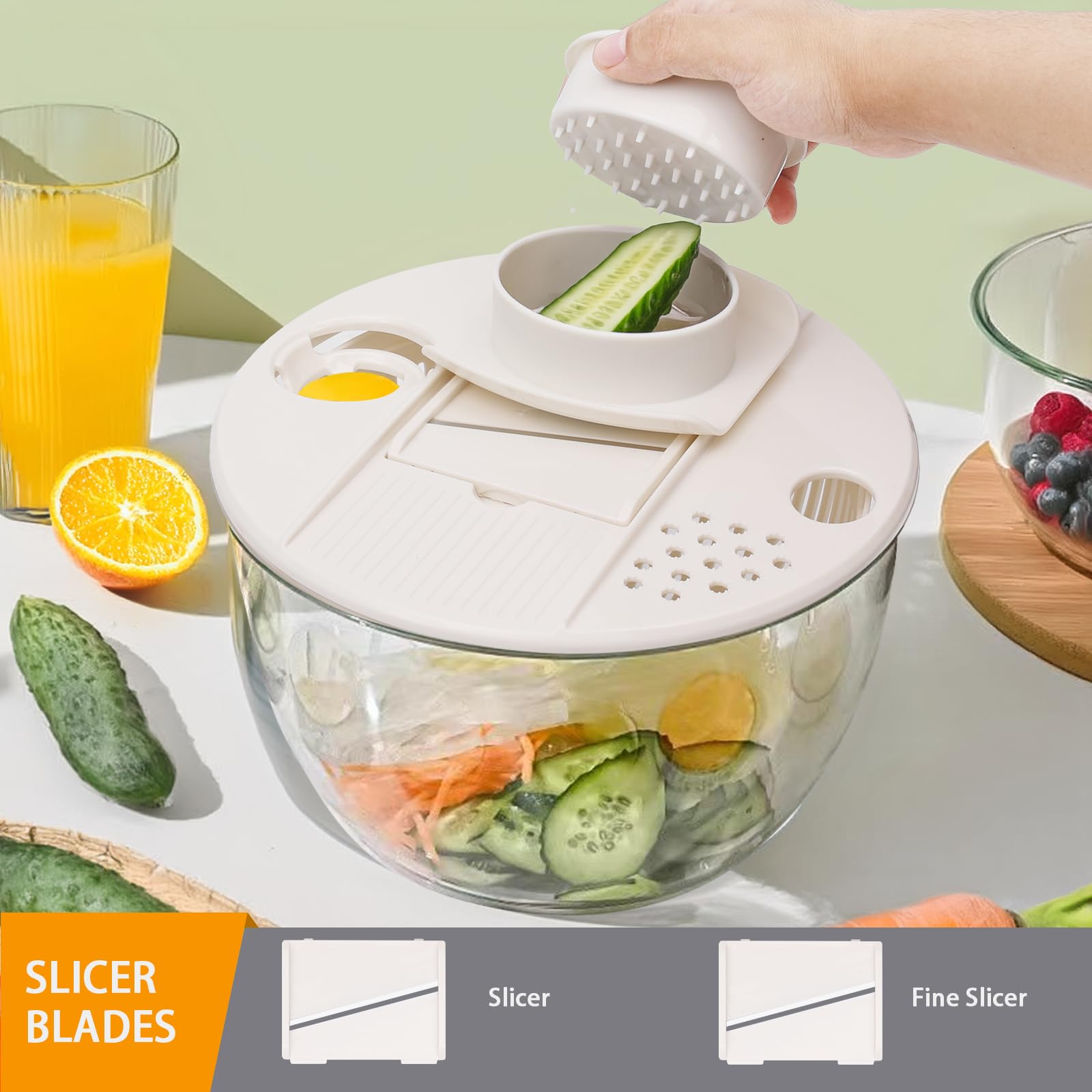 SAYIHEXIHE 9-in-1 kitchen tool enables quick prep in one unit