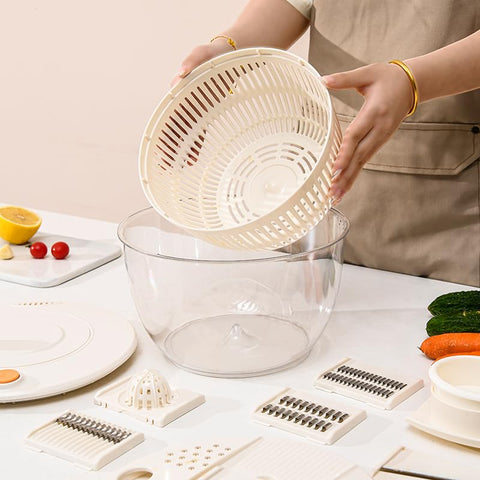 SAYIHEXIHE colander basket doubles as a wash drain and serve bowl
