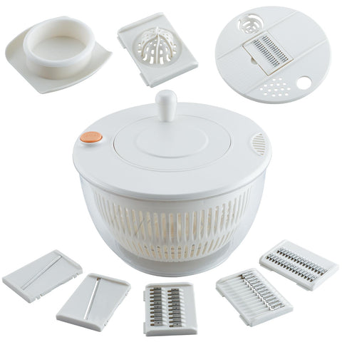 SAYIHEXIHE lettuce spinner 5.3qt bowl for quick, efficient washing and drying
