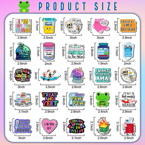 Saysurey nurse themed magnets for lockers and refrigerators brighten spaces.