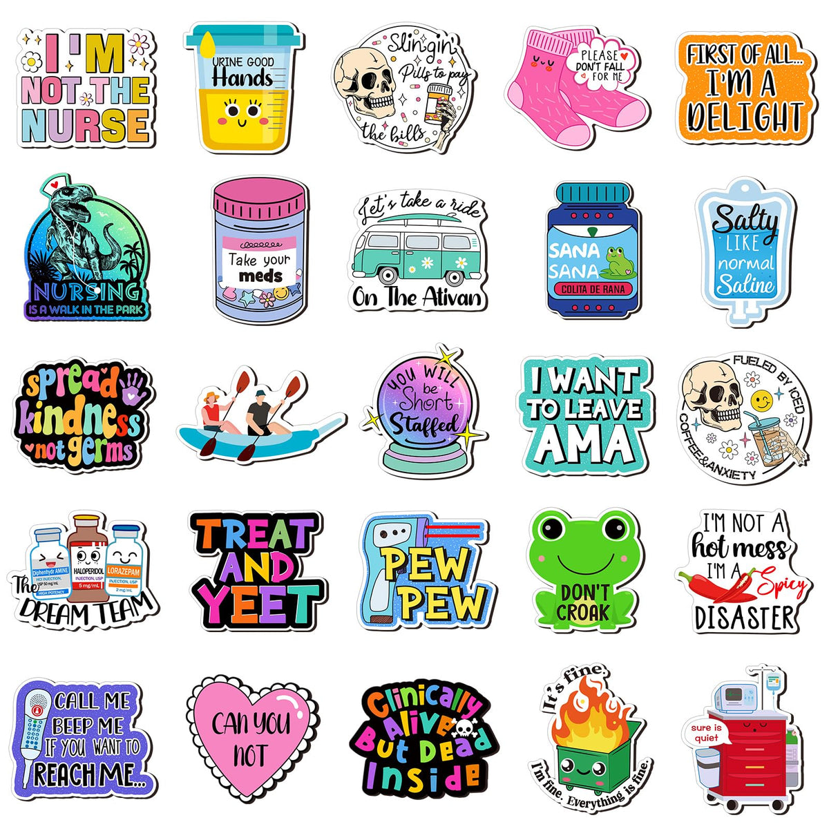 Saysurey nursing magnets set featuring Nurse Week design for fridge and office boards.