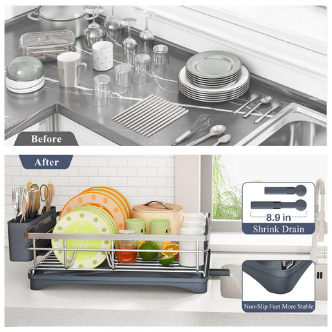 SAYZH cutlery holder nearby keeps spoons and forks organized.