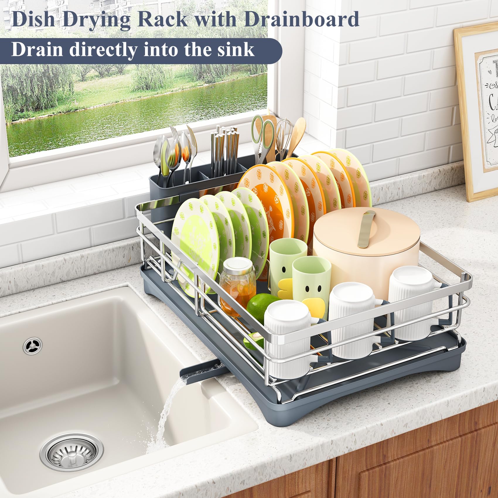 SAYZH rustproof stainless steel construction resists deformation for daily use.