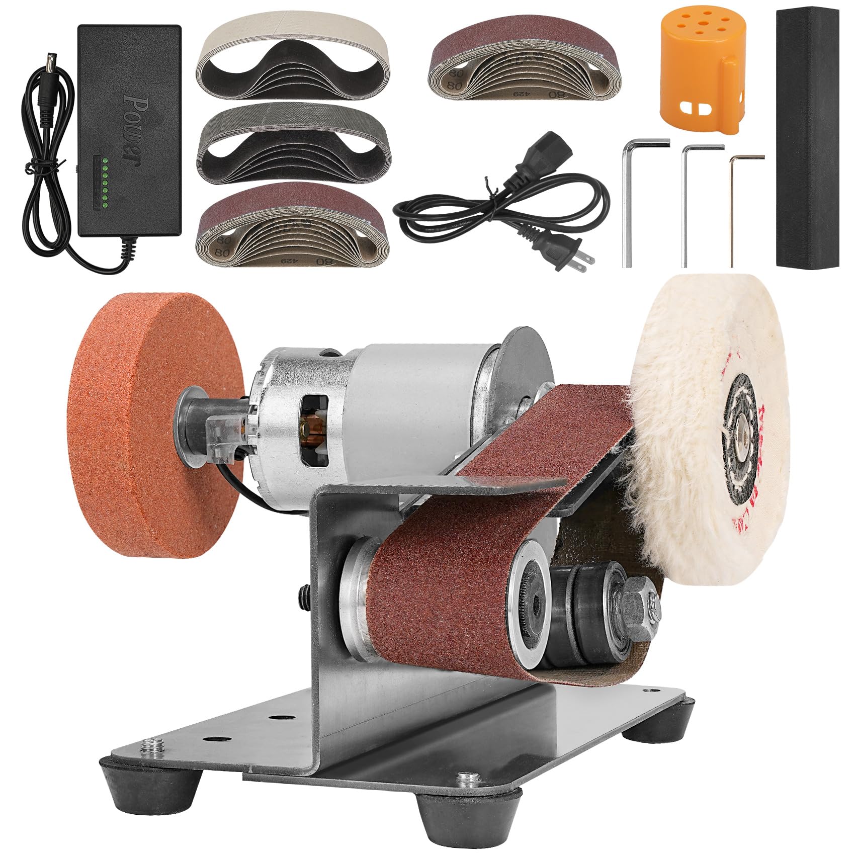 Sbestily multifunctional knife sharpener left-side view for precise edge restoration.