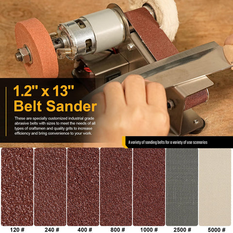 Sbestily speed-control-slider with seven speeds for versatile sharpening.