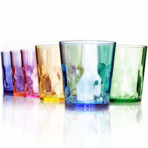 SCANDINOVIA 13oz unbreakable glasses with crystal clear acrylic for indoor and outdoor use.