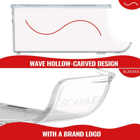 SCAVATA BPA-free plastic storage bin ensures safe, durable organization.