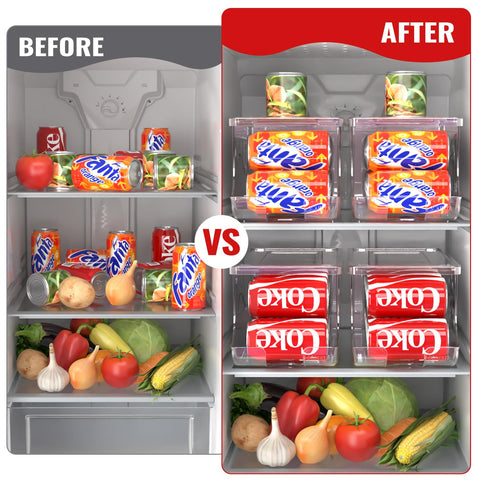 SCAVATA freezer organizer bin helps maximize cold storage.