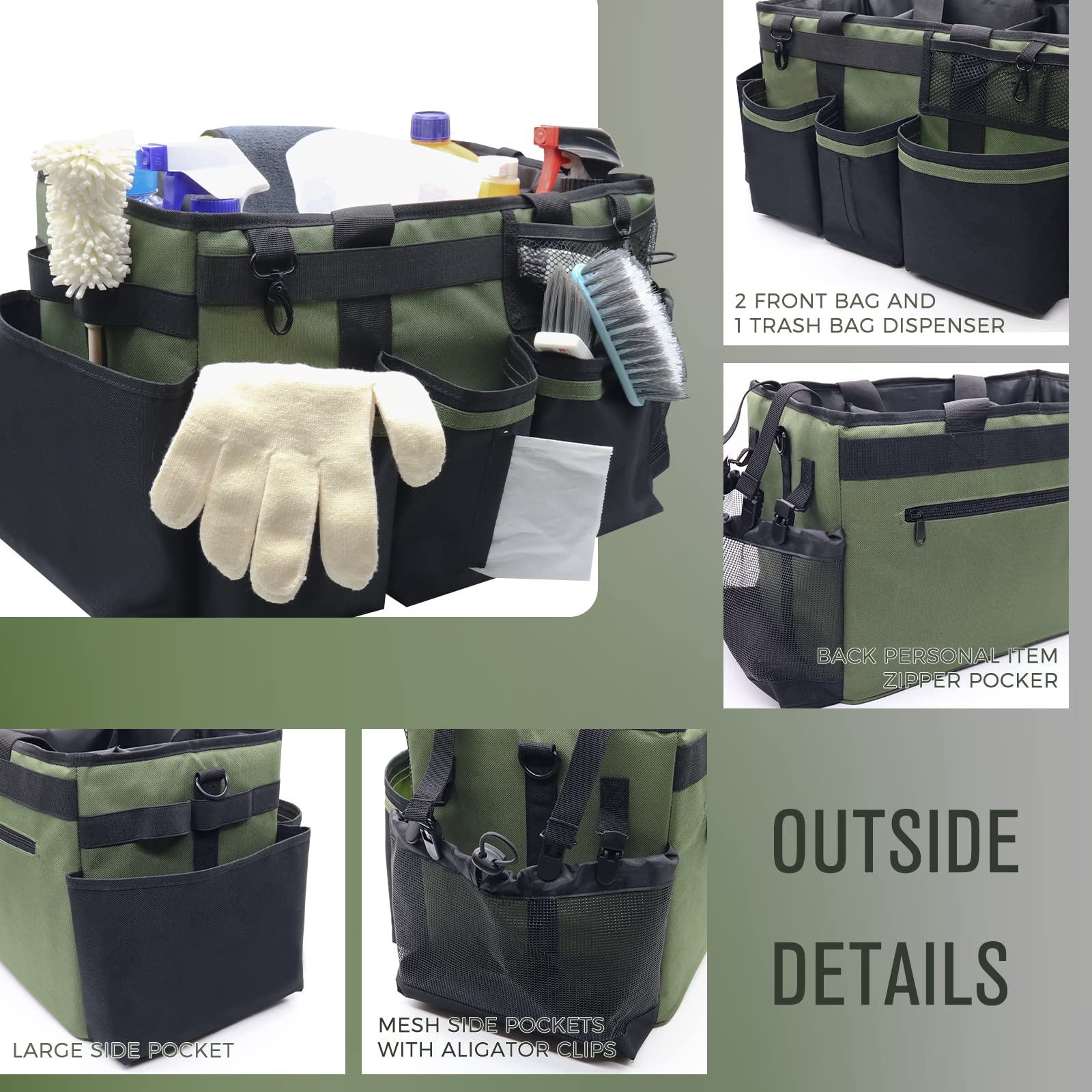 SCAVATA interior with adjustable dividers enabling flexible layouts.