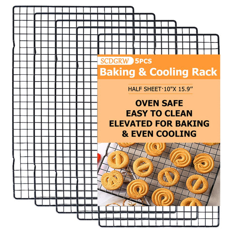 SCDGRW 5pcs cooling racks with 10x16 layout for even cooling and airflow