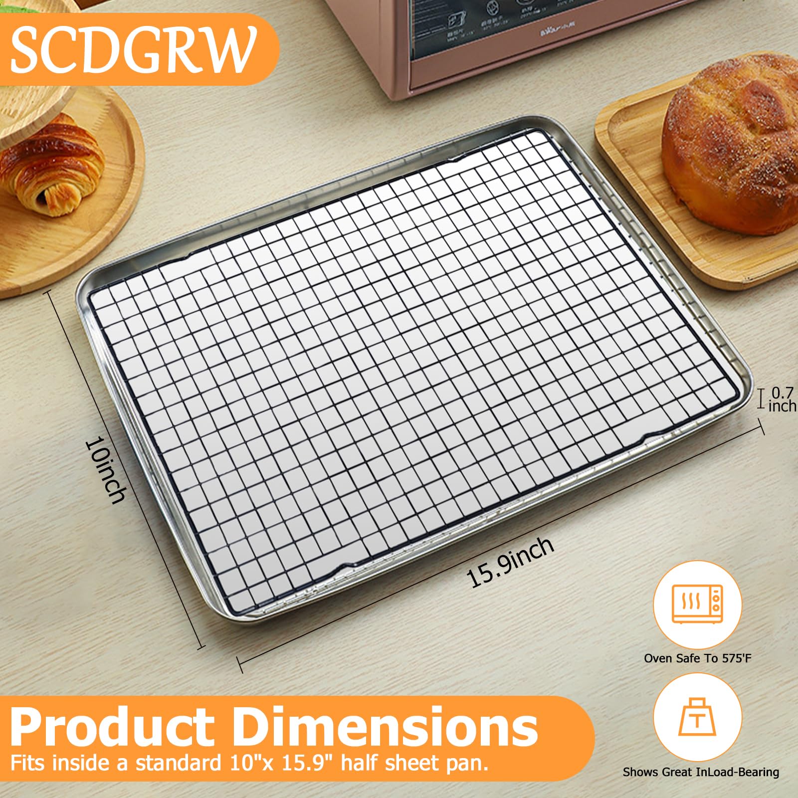 SCDGRW multi-functional rack serves as drying and kitchen organizer