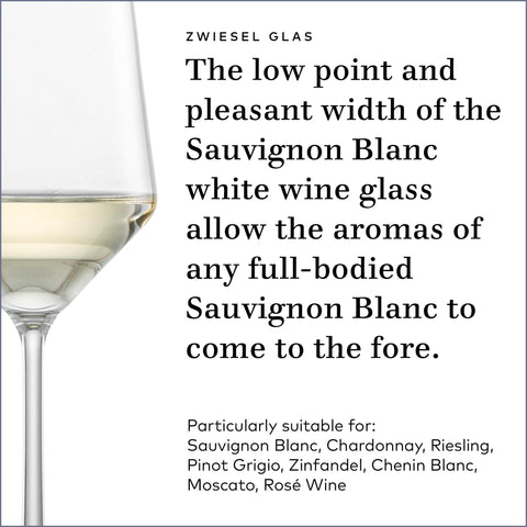 Schott Zwiesel Pure Sauvignon Blanc glass for sharing moments with guests