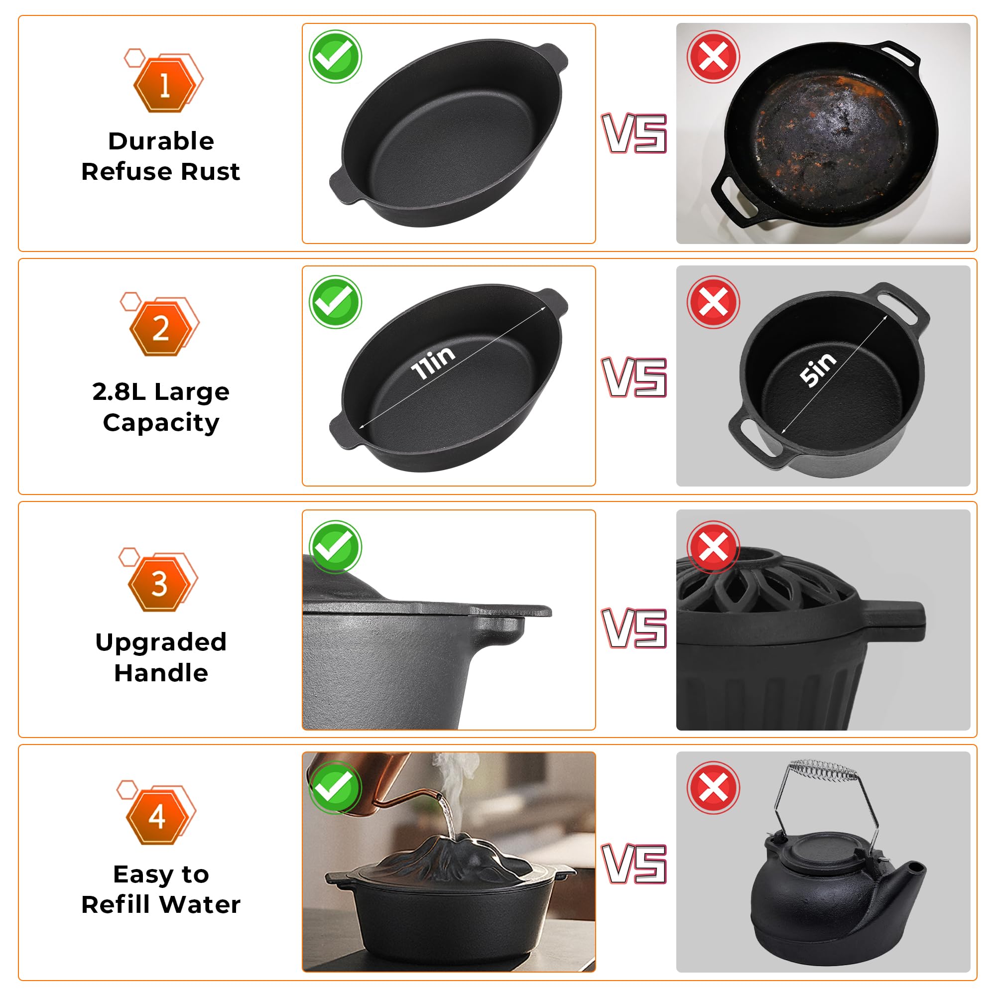 Sckee durable rust-resistant humidifier designed for easy cleaning