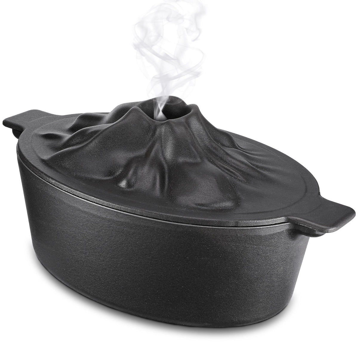 Sckee upgraded wood stove steamer handle close-up for easy handling and refills