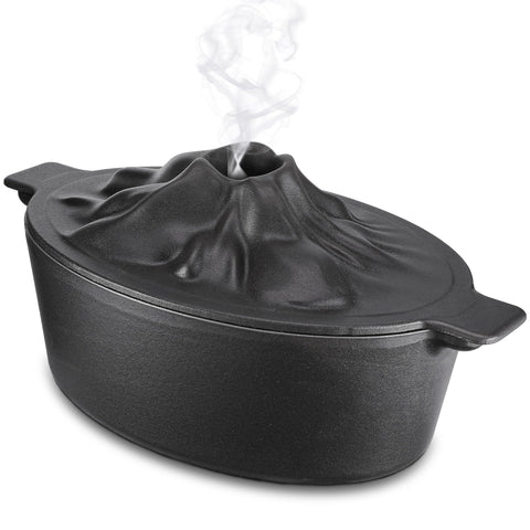 Sckee upgraded wood stove steamer handle close-up for easy handling and refills