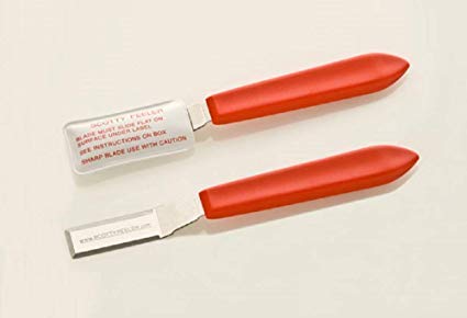 Ergonomic Scotty Peeler SP-2 handle designed for comfortable grip during label removal.