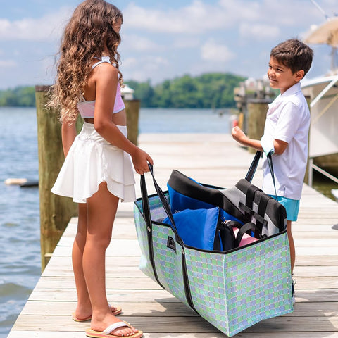 SCOUT Errand Boy 26in-wide tote supports bulky loads on the go.