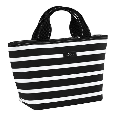 SCOUT Nooner lunch bag side view highlights lightweight portability and durability.
