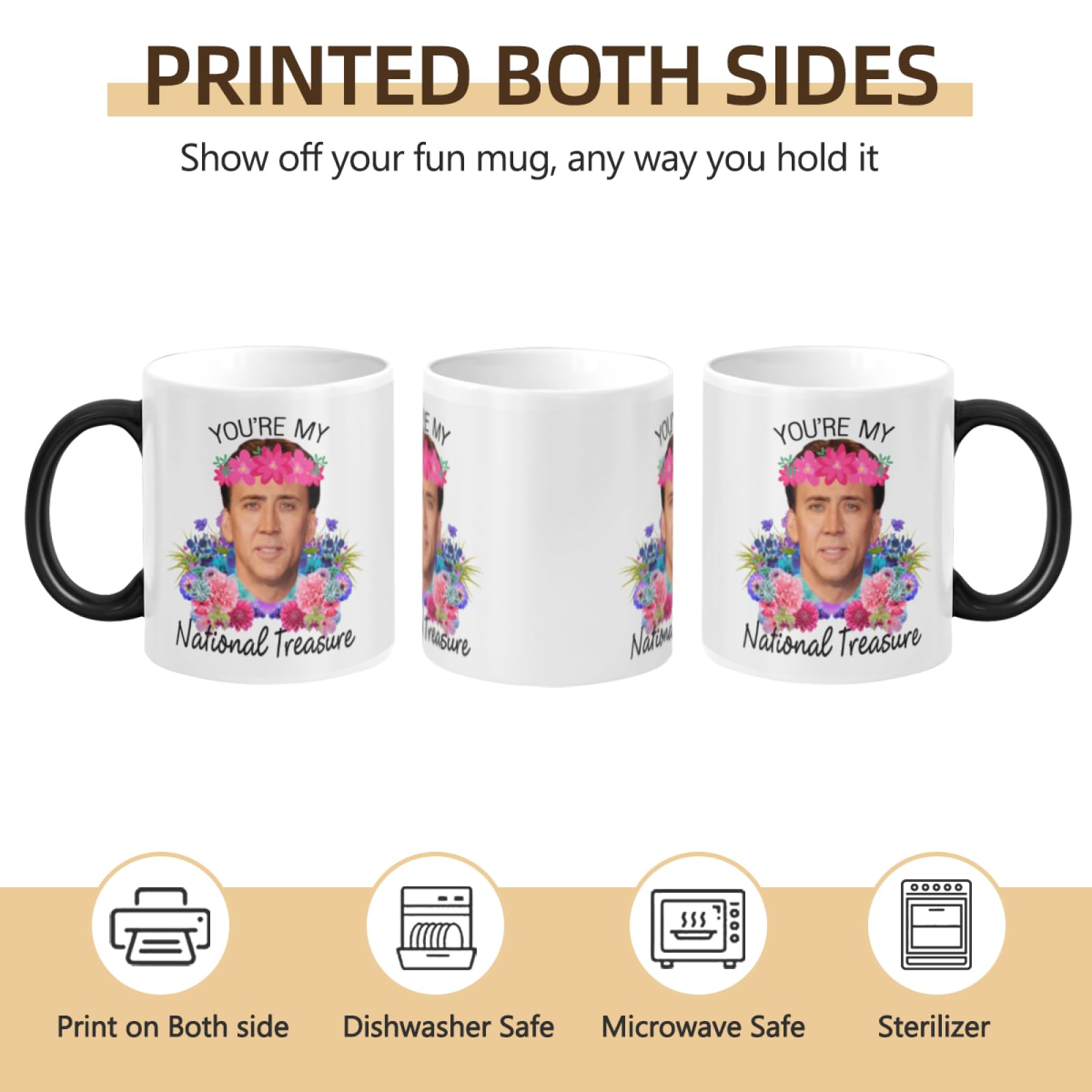 SCSF WECE 11-ounce mug presented as a gift-ready option.