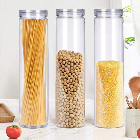SCWBOEII jar with screw-on lid demonstrates spill-free kitchen storage.
