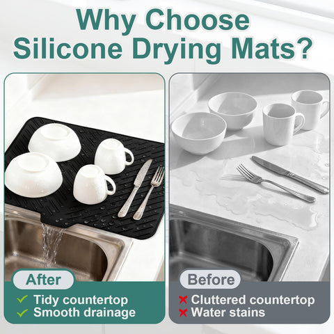 SCYFREID mat doubles as bathroom shelf or sponge holder.